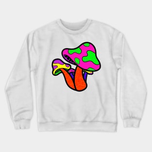 Vibrant Mushroom Crewneck Sweatshirt